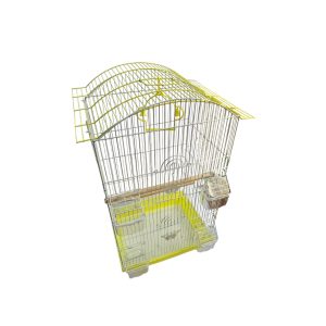 Jaula pajaro alta 4 comederos CE-232