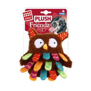 Juguete peluche buho multi agarre GiGwi 6134