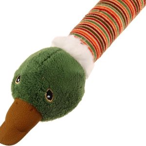 Juguete peluche cuello largo pato GiGwi 6625