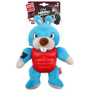 Juguete peluche heroe conejo GiGwi 8089