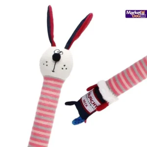 Juguete peluche cuello largo conejo GiGwi 6531