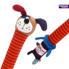 Juguete peluche cuello largo perro GiGwi 6529