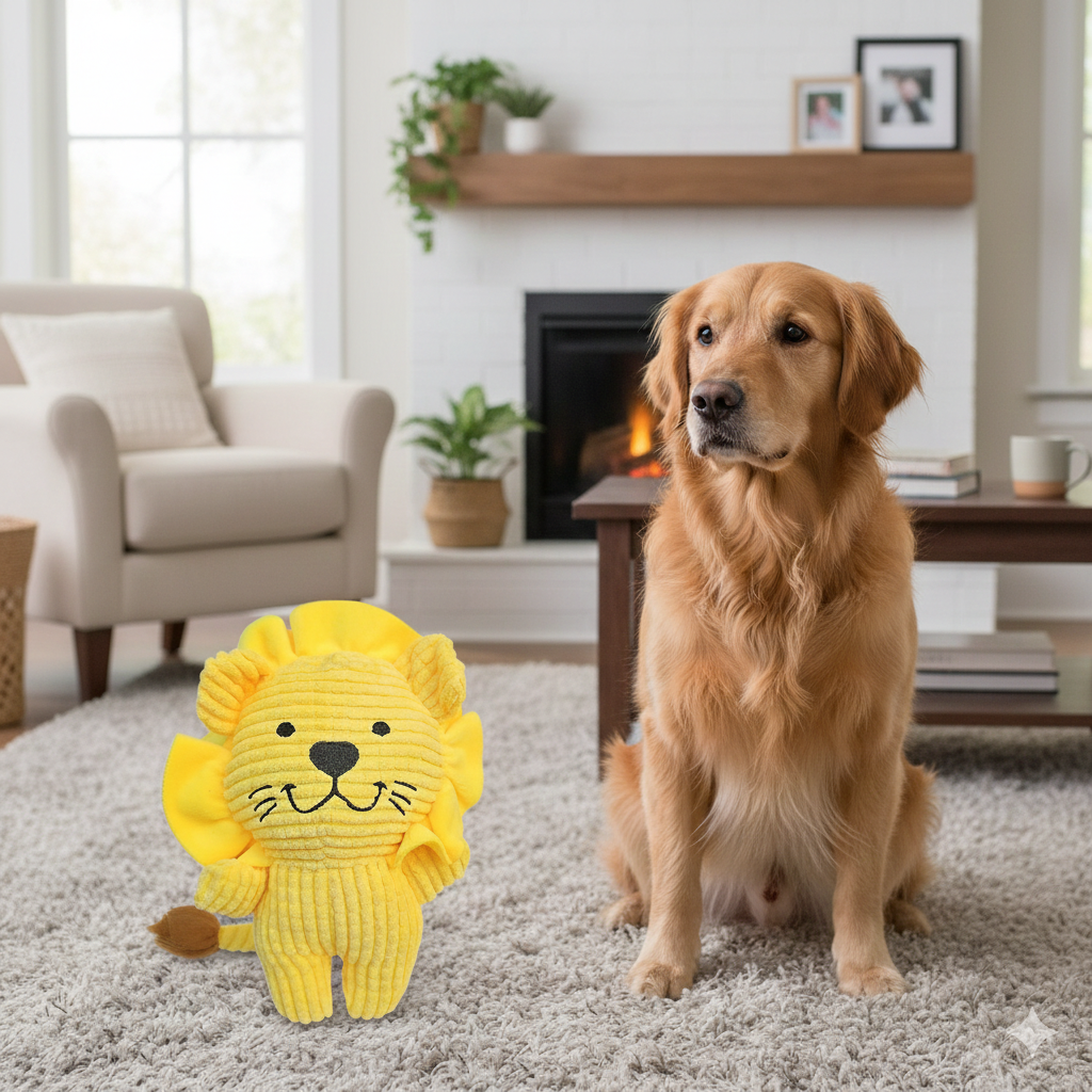 Juguete peluche LEON chico CE-338
