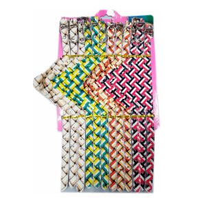 Collar x 12 bandana trenzada grande