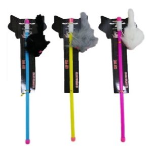 Juguete gato vara con raton KP-155
