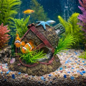 Acuario Resina Botella c Nemo NHSZ-59