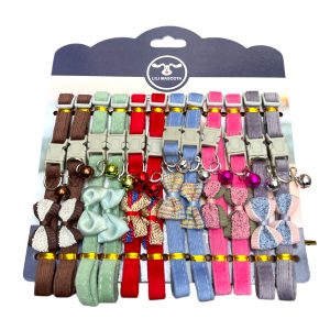 Collar x 12 moña pastel broche SIMPLE  HX-076