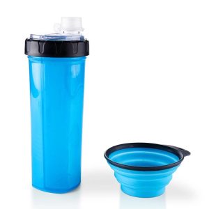 Botella 2 en 1 + plato