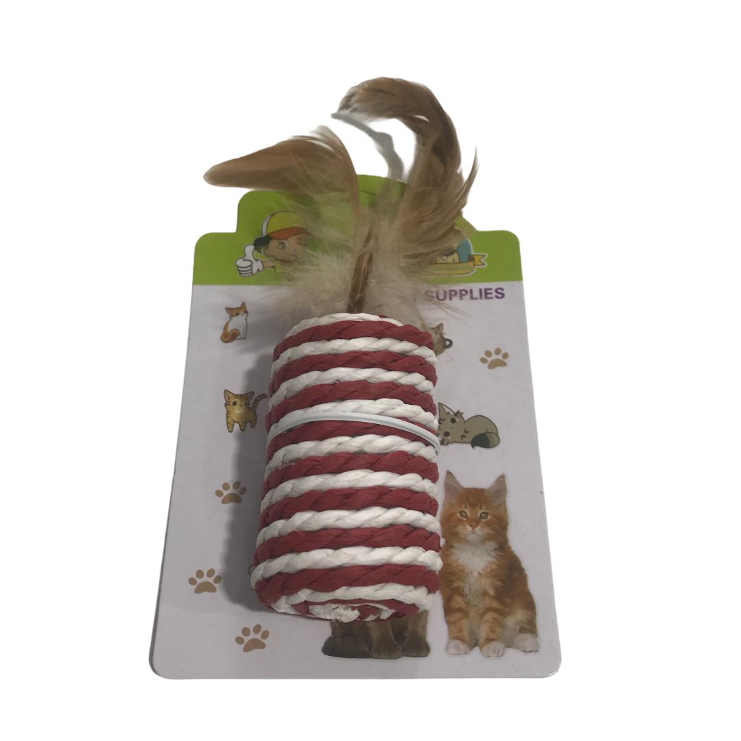 Juguete gato cilindro sisal