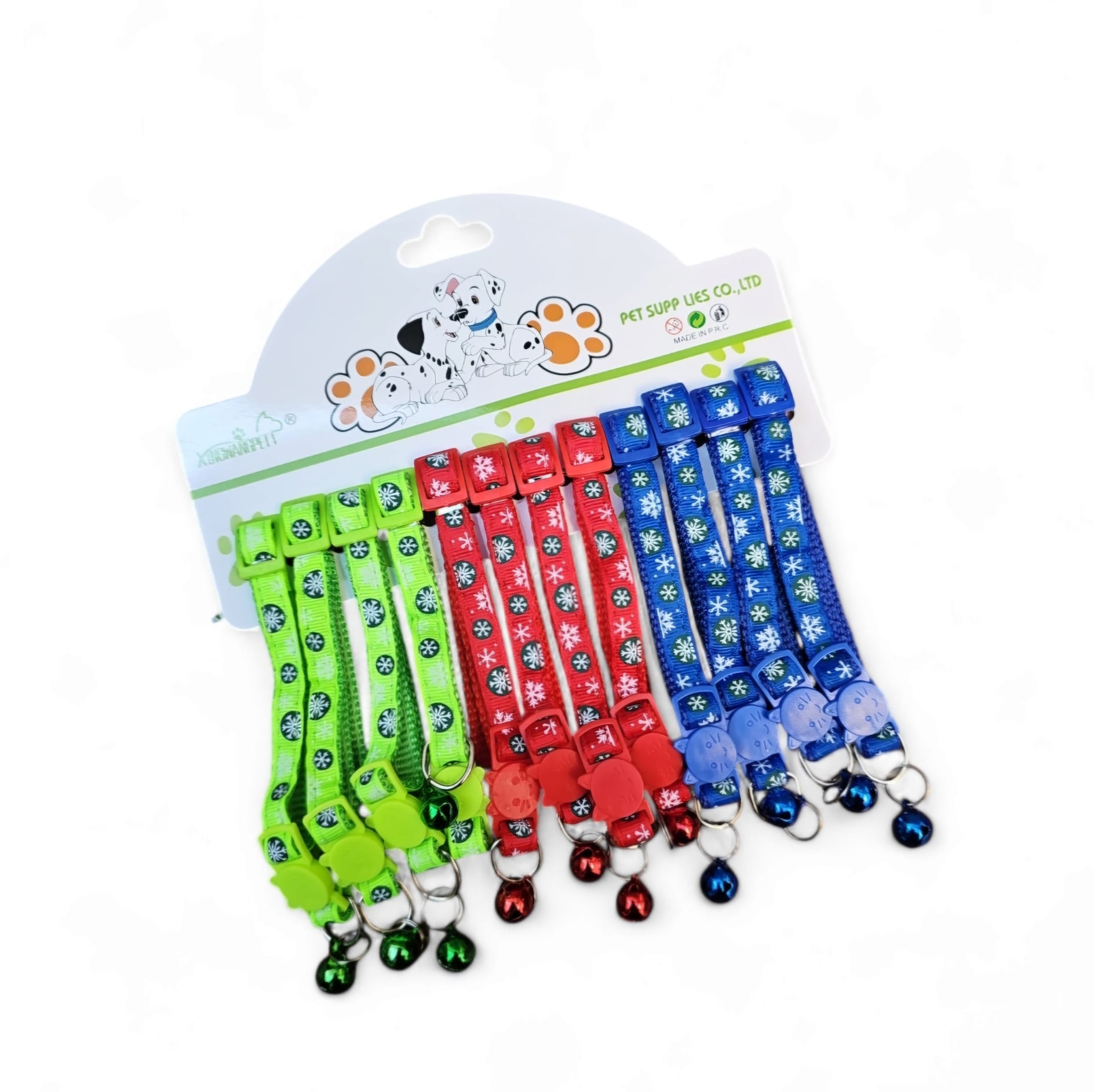 Collar x 12 copos nieve CE-035