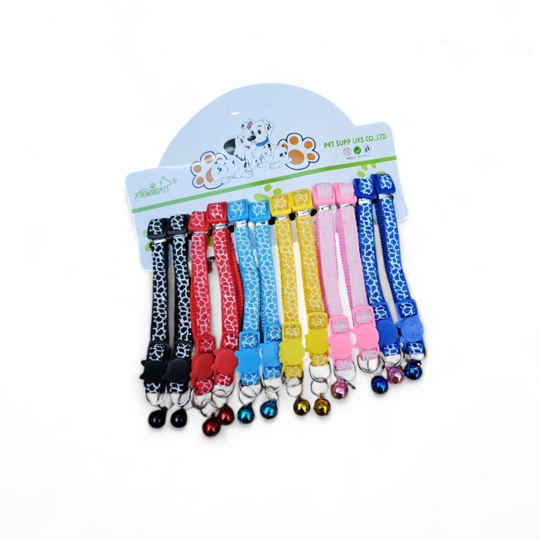 Collar x12 gato animal print CE-037