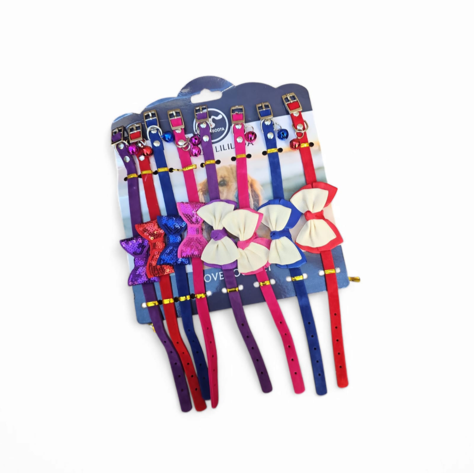 Collar x 8 con moña HX-049