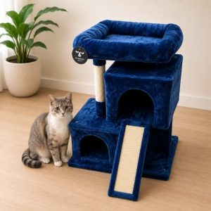 Rascador gato AZUL kp-211