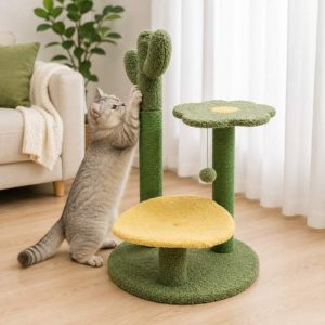 Rascador gato cactus 3 torres AJ-783