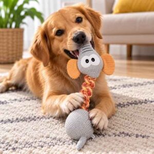 Juguete peluche animal cuerda medio BA-2101